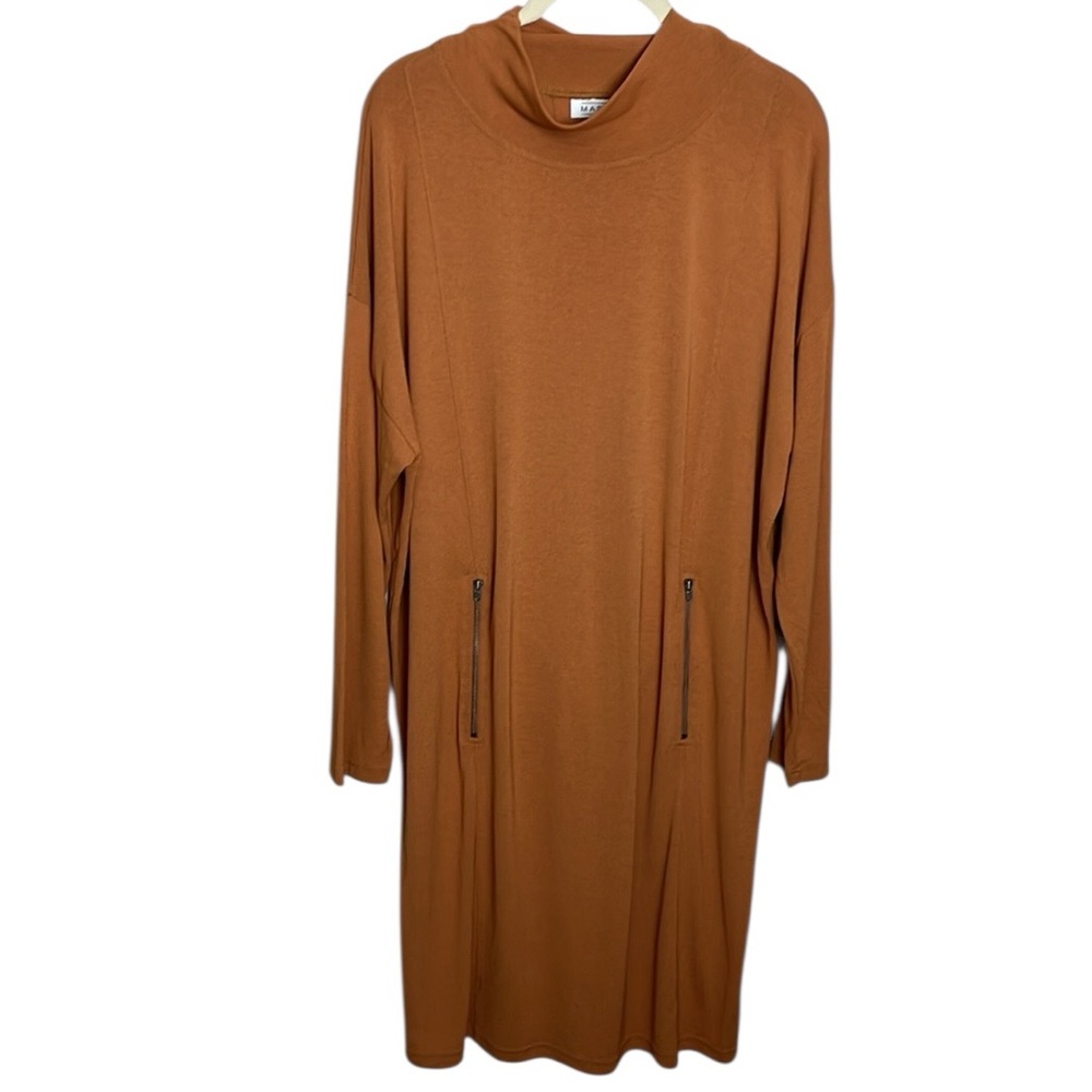 Masai Lagenlook Mockneck Long Sleeve Dress Sz XL